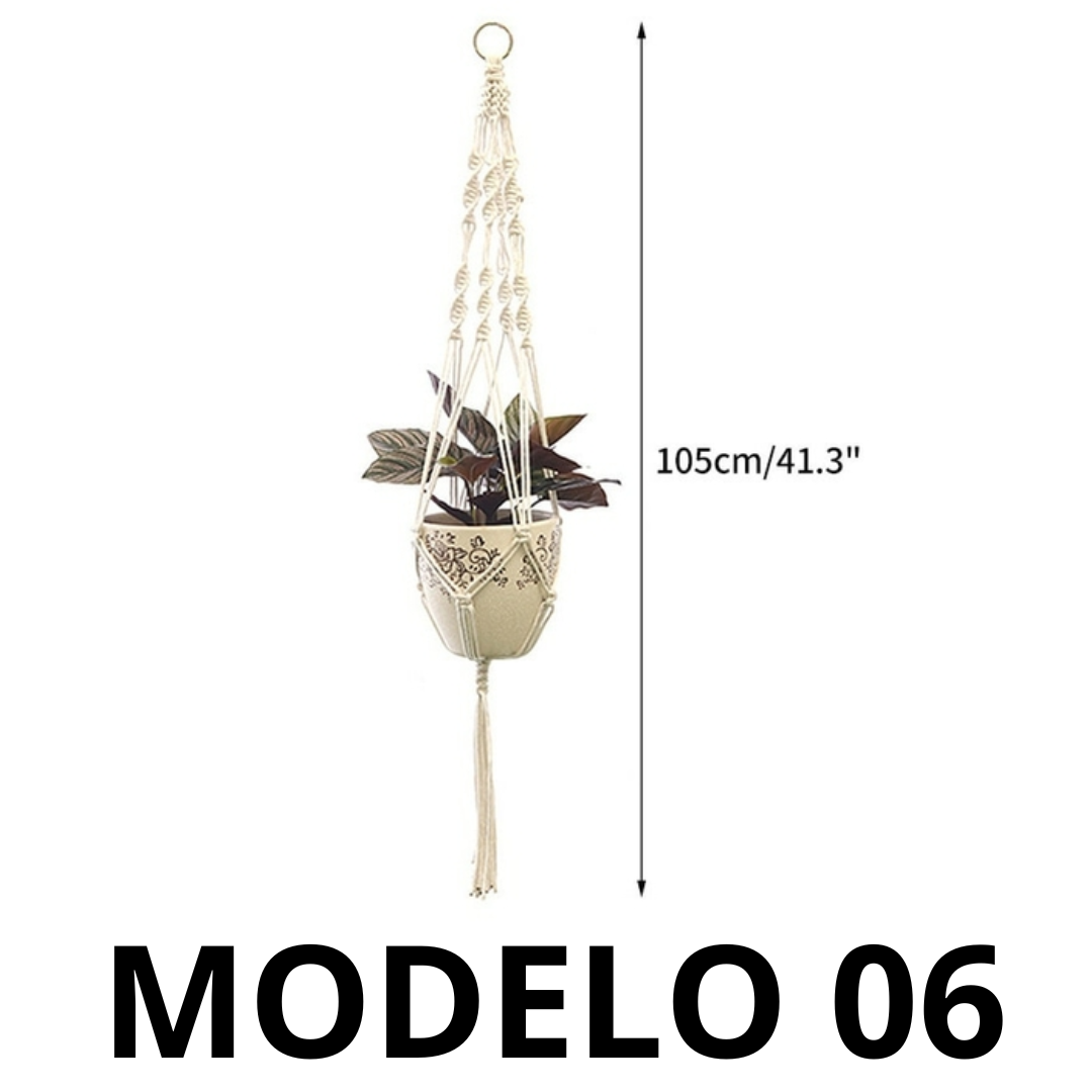 Pendente Planta Jardim Corda de Vasos